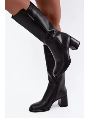 Dámske čižmy VINCEZA 67053 BLACK