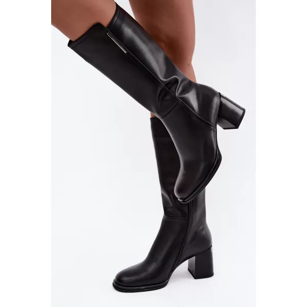  Dámske čižmy VINCEZA 67053 BLACK 