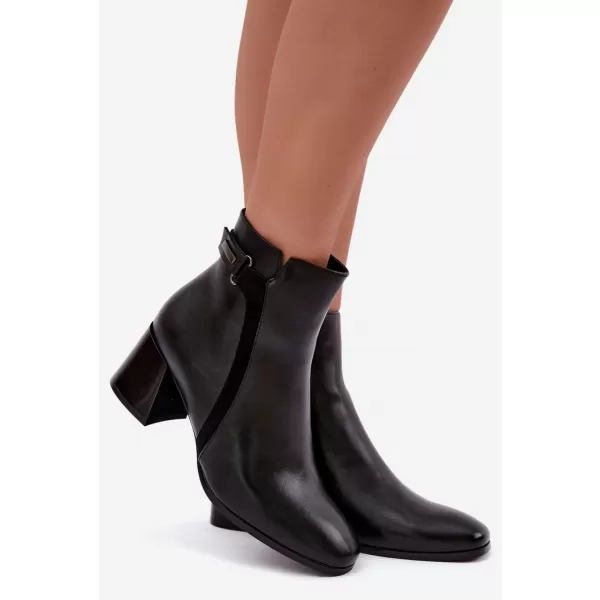  Dámske členkové topánky VINCEZA 58660 BLACK 