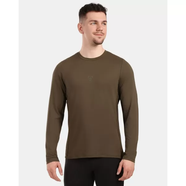  Pánske funkčné tričko KILPI SPOLETO-M 1M0309KI KHAKI 