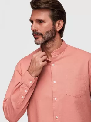 Pánska košeľa OMBRE K704 PEACH