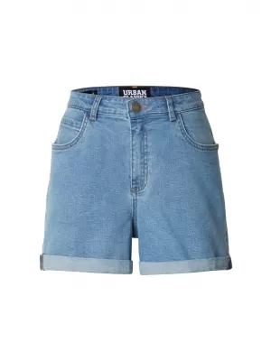 Dámske kraťasy URBAN CLASSICS TB8371 LIGHT BLUE WASHED