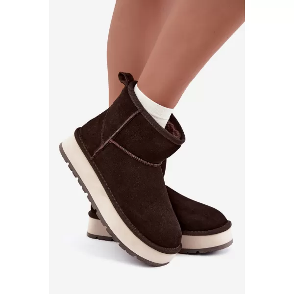  Dámske topánky BIG STAR SHOES UU274693 BROWN/BEIGE 