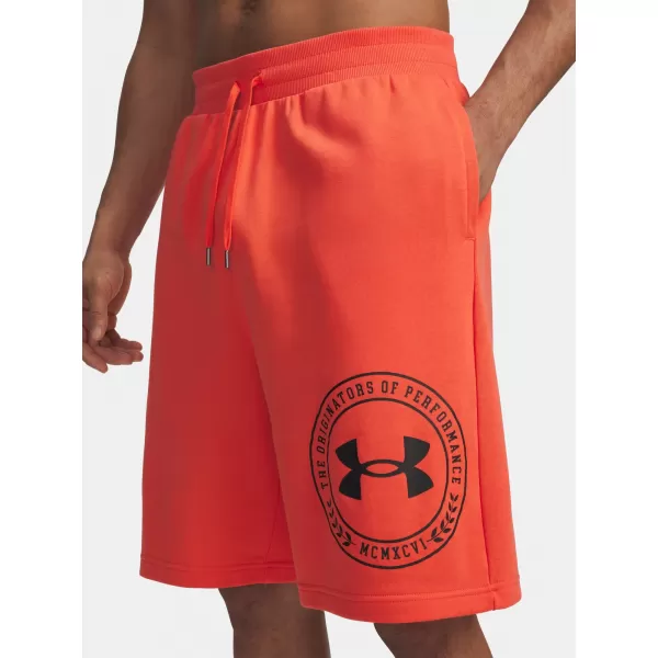  Pánske kraťasy UNDER ARMOUR RIVAL LW GRAPHIC SHORTS 6014689-690 ČERVENÁ 
