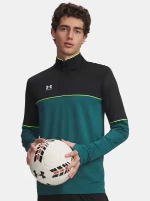 Pánska mikina UNDER ARMOUR M CHALLENGER TRAINING QZ 6004043-338 ZELENÁ