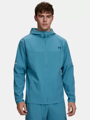 Pánska bunda UNDER ARMOUR UA TECH UTILITY WOVEN JCKT 6004967-466 MODRÁ