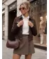 Dámska bunda DSTREET TY5881 HNEDÁ