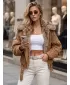 Dámska bunda DSTREET TY5702 KARAMELOVÁ