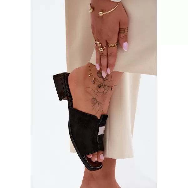  Dámske šľapky D&A JC61-1002 BLACK 