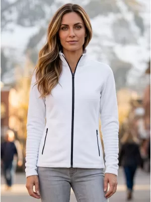 Dámska micro fleece mikina MALFINI FACTOR 853 BIELA