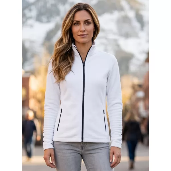  Dámska micro fleece mikina MALFINI FACTOR 853 BIELA 