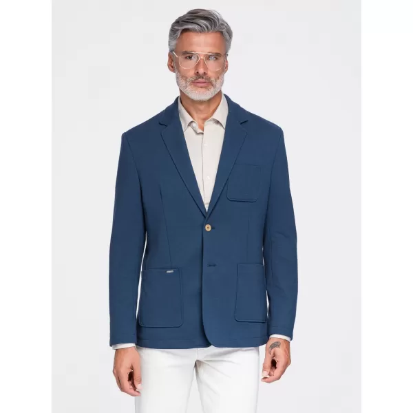  Pánska bunda OMBRE M165 BLUE 
