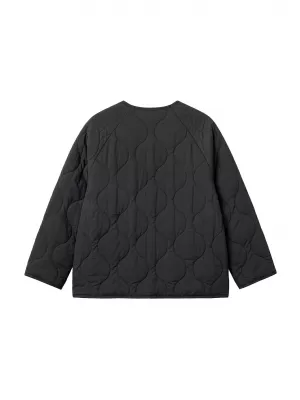 Dievčenská prešívaná bunda URBAN CLASSICS UCK7175-00007 BLACK