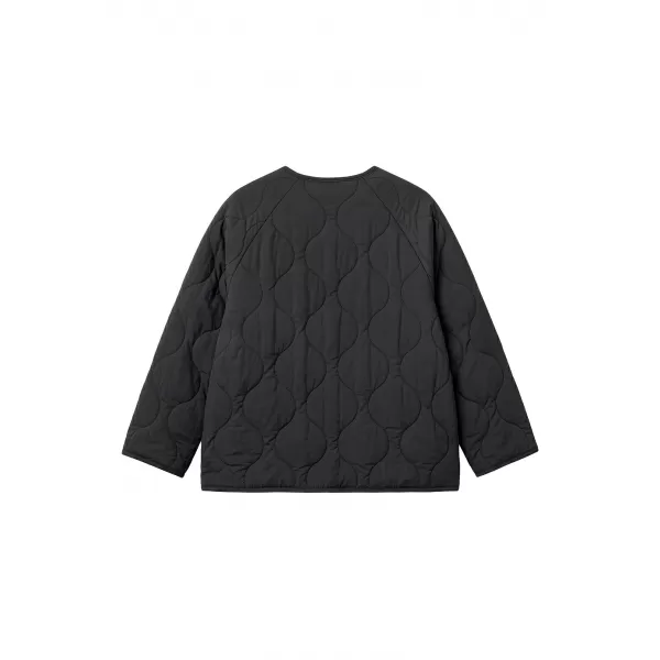  Dievčenská prešívaná bunda URBAN CLASSICS UCK7175-00007 BLACK 
