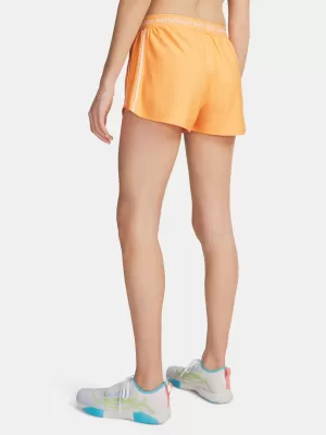 Dámske kraťasy UNDER ARMOUR TECH PLAY UP SHORTS 1389882-870 ORANŽOVÁ