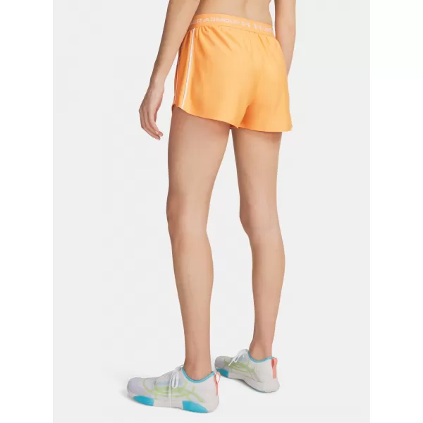  Dámske kraťasy UNDER ARMOUR TECH PLAY UP SHORTS 1389882-870 ORANŽOVÁ 