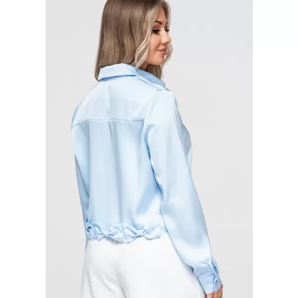  Dámska košeľa OMBRE OW-SH-E0059 BLUE 