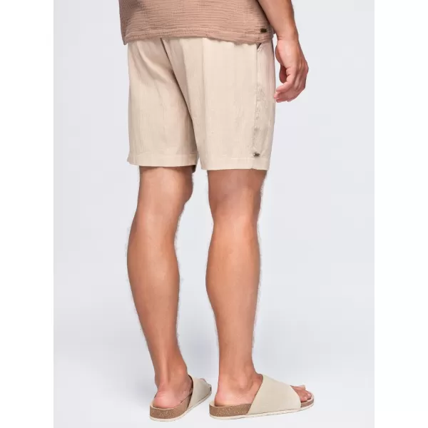  Pánske kraťasy OMBRE OM-SRCS-0209 LIGHT BROWN 