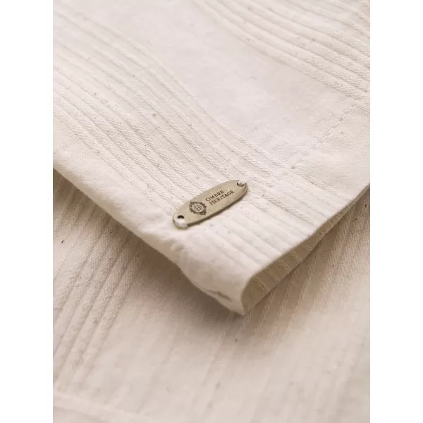  Pánska košeľa OMBRE OM-SHSS-0221 CREAM 