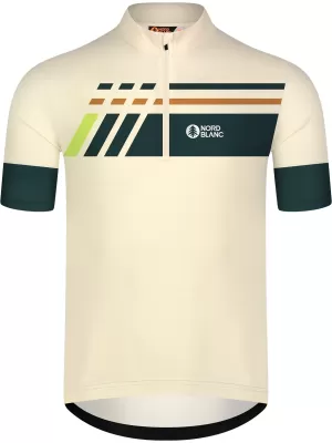 Pánsky cyklo dres NORDBLANC STEER NBSMF8080 BÉŽOVÁ