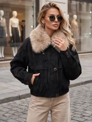 Dámska bunda DSTREET TY5695 ČIERNA