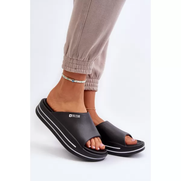  Dámske šľapky BIG STAR SHOES NN274A037 BLACK 