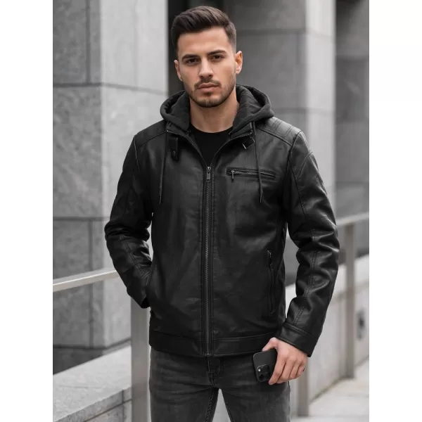  Pánska bunda DSTREET TX5149 ČIERNA 