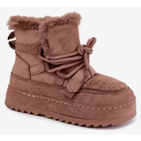  Dámske snehule BOTO 9077 MOCHA 