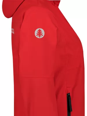 Dámska nepremokavá bunda NORDBLANC BOURNE NBSJL8317 ČERVENÁ