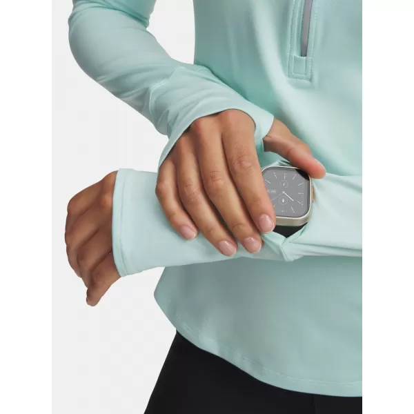  Dámske tričko UNDER ARMOUR UA LAUNCH PRO HALF ZIP 1379349-703 ZELENÁ 