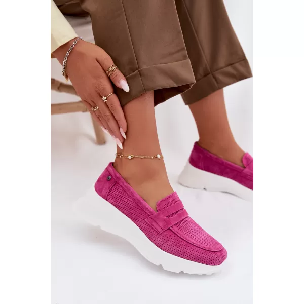  Dámske mokasíny VINCEZA 79626 FUCHSIA 