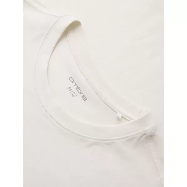  Pánske tričko OMBRE OM-TSPT-0286 WHITE 