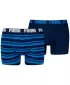 Pánske boxerky PUMA MEN EVERYDAY HERITAGE STRIPE BOXER 93832601 BLUE