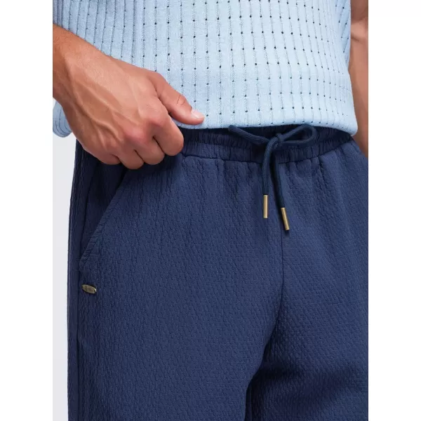  Pánske nohavice OMBRE OM-PACP-0310 NAVY BLUE 