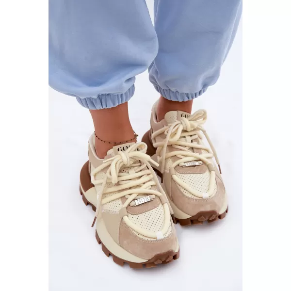  Dámske tenisky GOE TT2N4021 BEIGE 