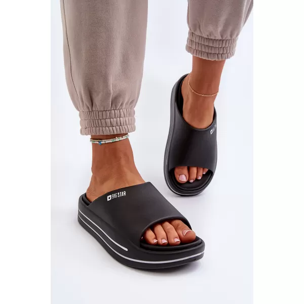  Dámske šľapky BIG STAR SHOES NN274A037 BLACK 