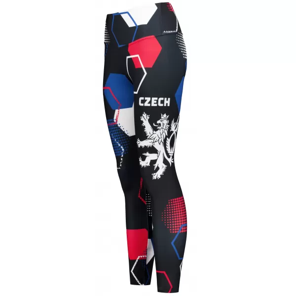  Dámske dlhé funkčné legíny premium (nové veľkosti) ALTISPORT VOJ/ALW036LEG05 HEXA ČIERNA 