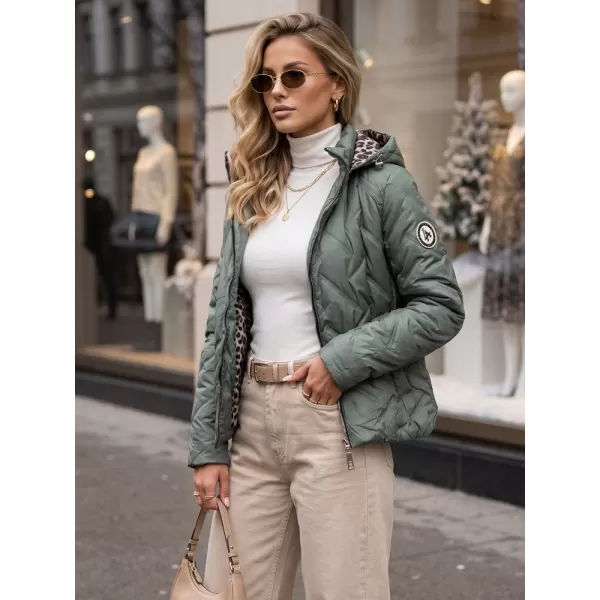  Dámska bunda DSTREET TY5775 ZELENÁ 