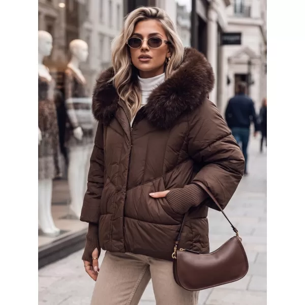  Dámska bunda DSTREET TY5744 HNEDÁ 