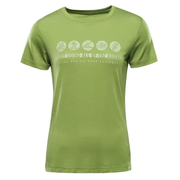  Dámske funkčné tričko ALPINE PRO LYORA PERIDOT VARIANT PA 