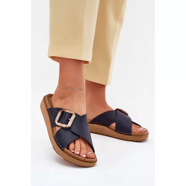  Dámske šľapky INBLU ED0003IU BLUE 