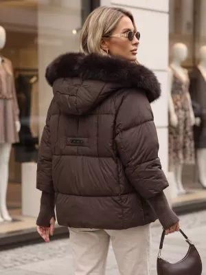 Dámska bunda DSTREET TY5743 FIALOVÁ