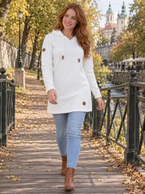 Dámska mikina ALTISPORT INA BIELA