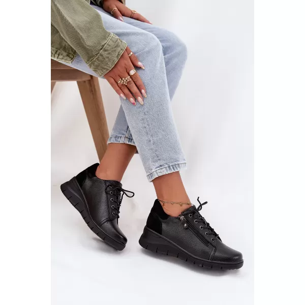  Dámske poltopánky VINCEZA 39964 BLACK 