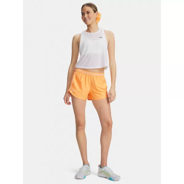  Dámske kraťasy UNDER ARMOUR TECH PLAY UP SHORTS 1389882-870 ORANŽOVÁ 