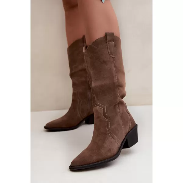  Dámske čižmy BOTO 5312 KHAKI 