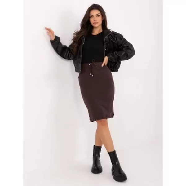  Dámska sukňa BASIC FEEL GOOD RV-SD-4793-1.32 DARK BROWN 