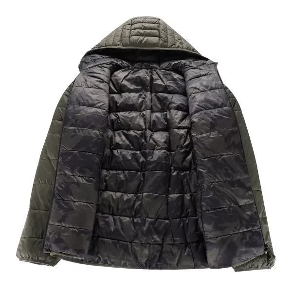  Pánska zimná bunda ALPINE PRO EROM IVY GREEN VARIANT PB 