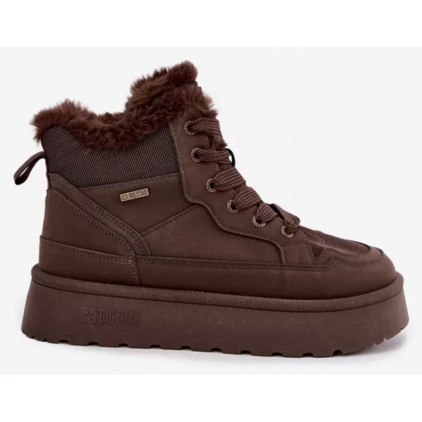  Dámske topánky BIG STAR SHOES UU274168 BROWN/BEIGE SHADOWS 