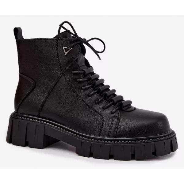  Dámske členkové topánky D&A JC62-1044 BLACK 